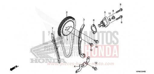 CAM CHAIN/TENSIONER GLR1251WHH de 2017